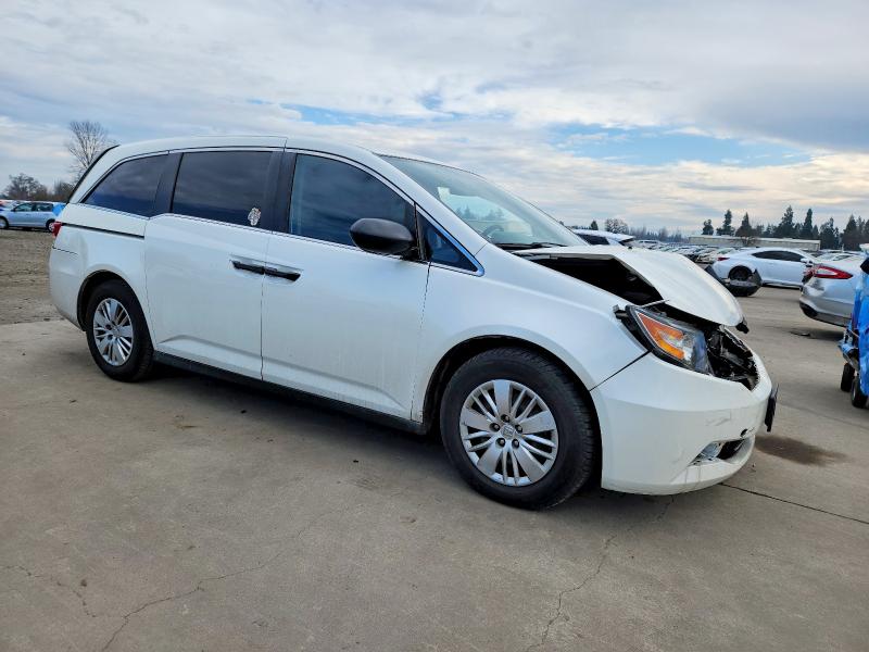 Photo 4 from auction – 2014 HONDA ODYSSEY LX with VIN 5FNRL5H27EB018165