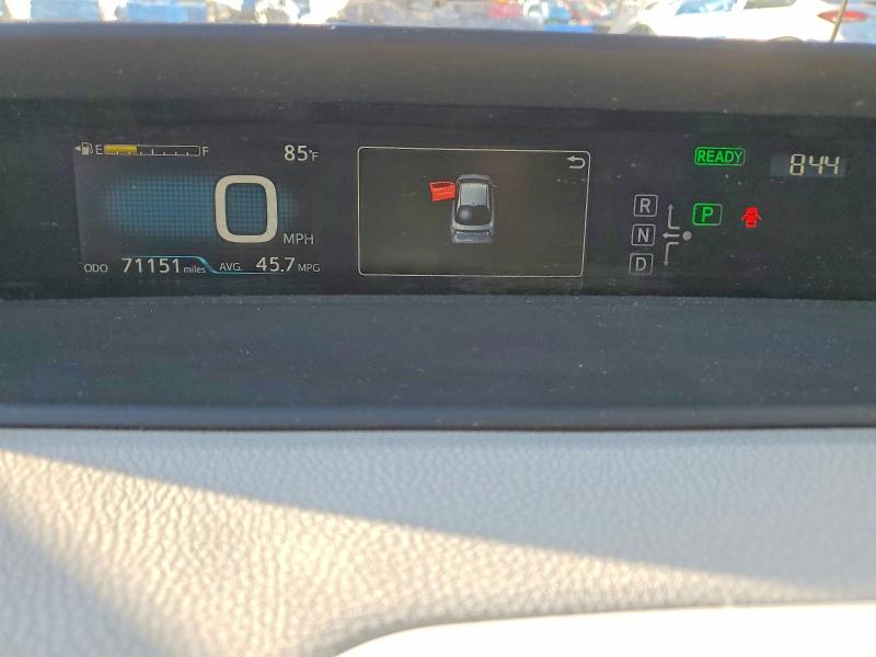 Photo 9 from auction – 2016 TOYOTA PRIUS with VIN JTDKARFU1G3511178