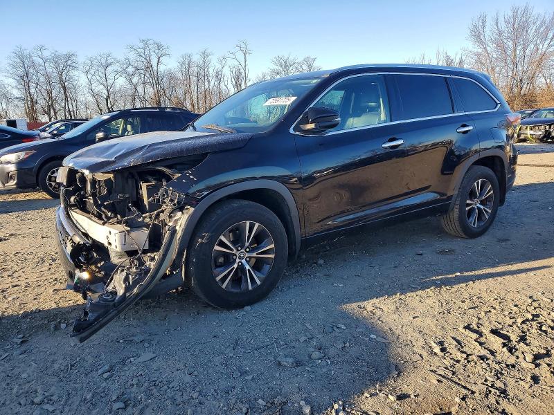 TOYOTA HIGHLANDER 2016 with VIN 5TDJKRFH3GS308478 - Photo from auction