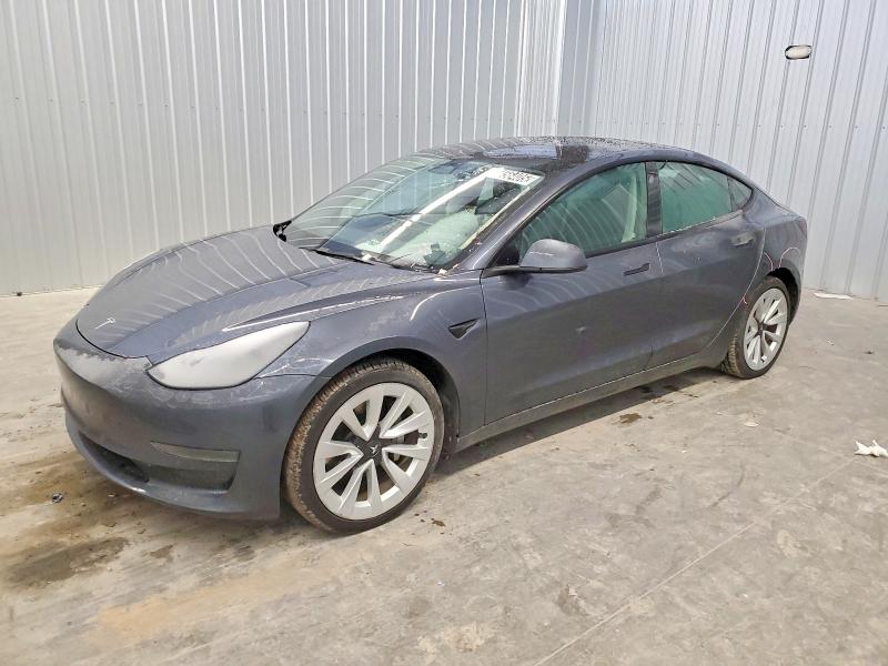 TESLA MODEL 3 2022 with VIN 5YJ3E1EA9NF285991 - Photo from auction