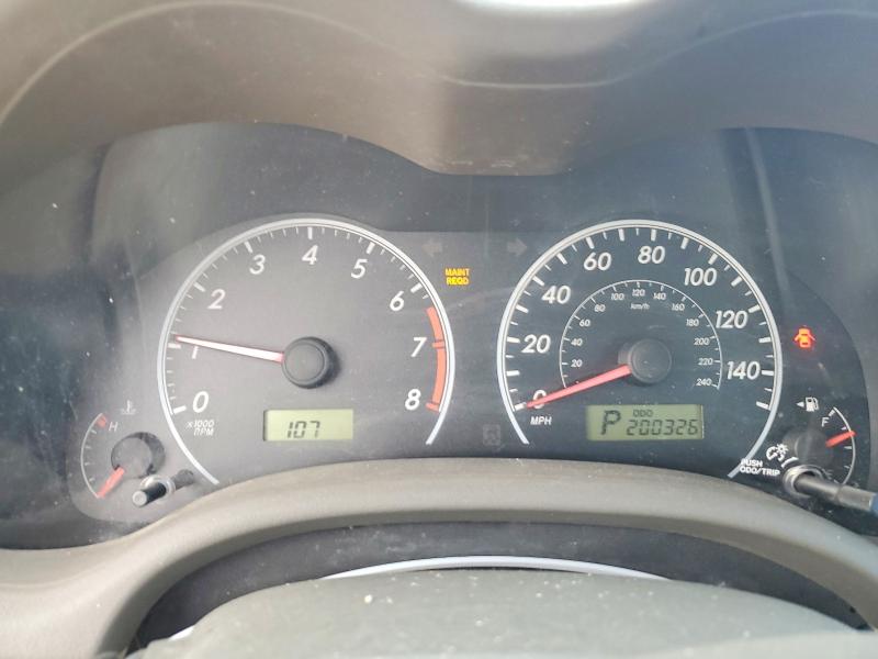 Photo 9 from auction – 2009 TOYOTA COROLLA BA with VIN 1NXBU40E99Z117870
