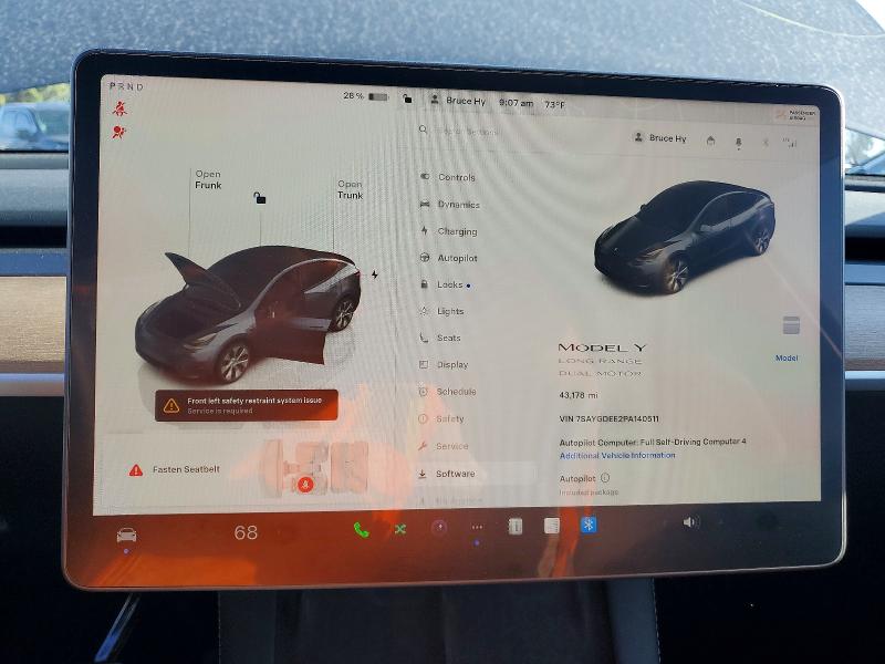 Photo 9 from auction – 2023 TESLA MODEL Y with VIN 7SAYGDEE2PA140511