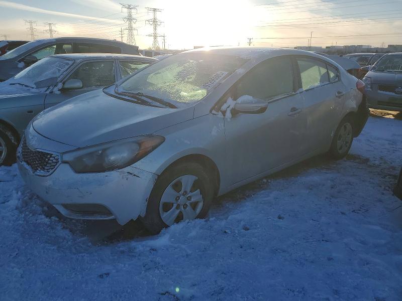 KIA FORTE LX 2015 with VIN KNAFK4A69F5297048 - Photo from auction