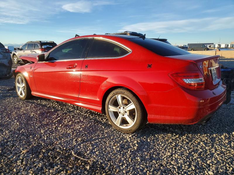 Photo 2 from auction – 2012 MERCEDES BENZ C with VIN WDDGJ4HBXCF866062