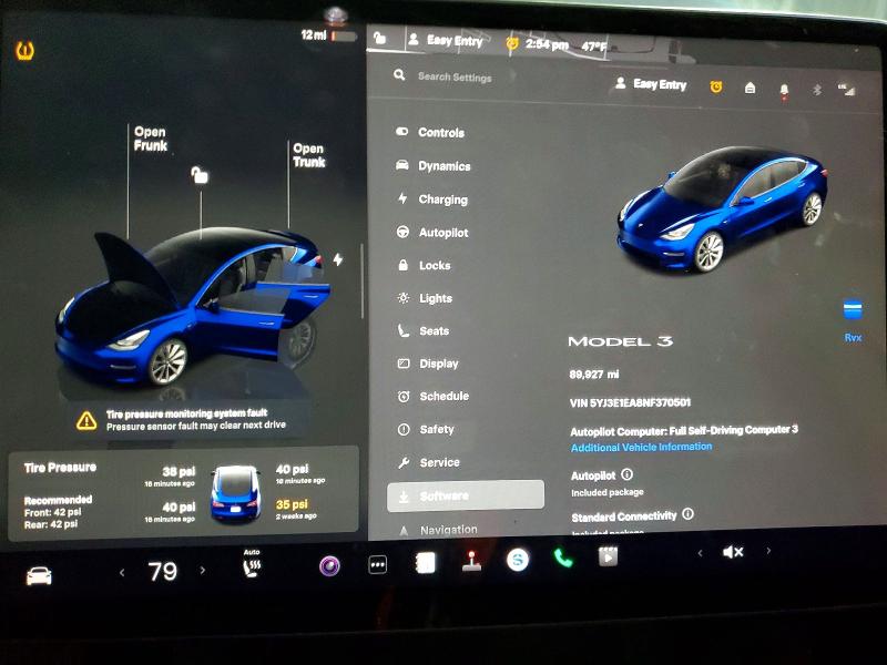 Photo 9 from auction – 2022 TESLA MODEL 3 with VIN 5YJ3E1EA8NF370501
