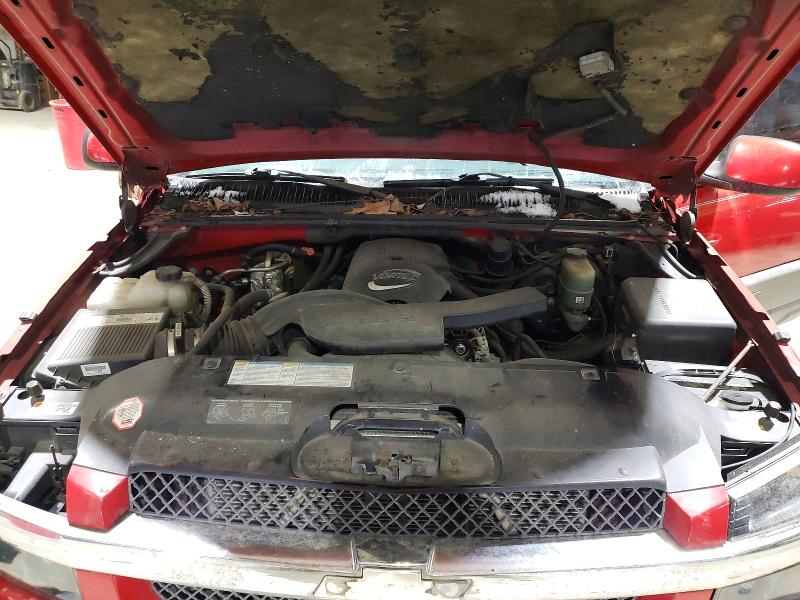 Photo 11 from auction – 2002 CHEVROLET AVALANCHE with VIN 3GNEK13T72G207020