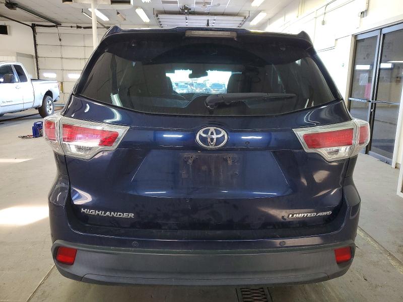 Photo 6 from auction – 2014 TOYOTA HIGHLANDER with VIN 5TDDKRFH6ES023347