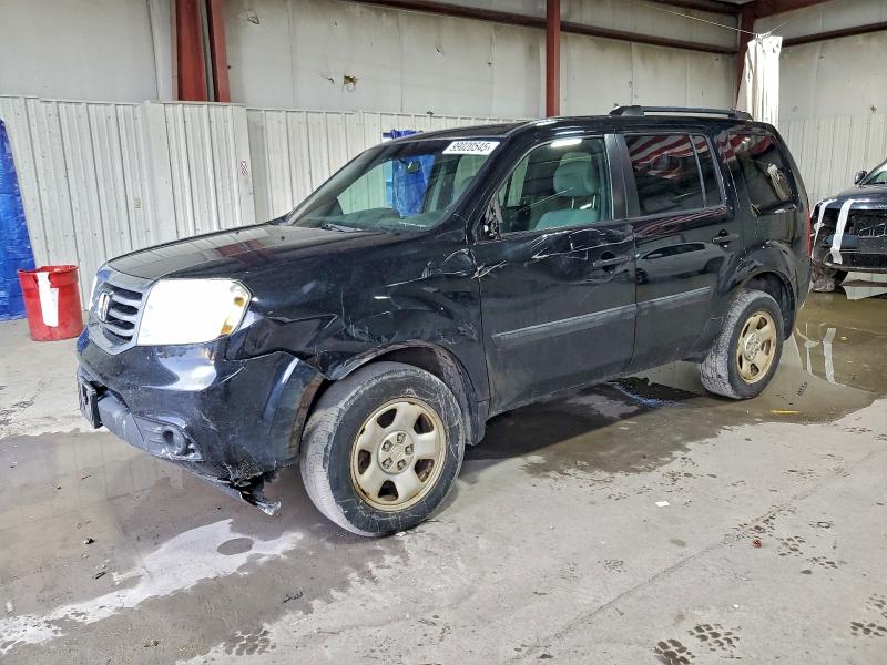 HONDA PILOT LX 2015 with VIN 5FNYF4H28FB043199 - Photo from auction