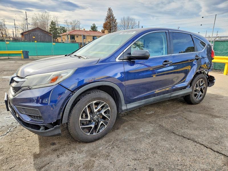 HONDA CR-V SE 2016 with VIN 2HKRM4H44GH698572 - Photo from auction