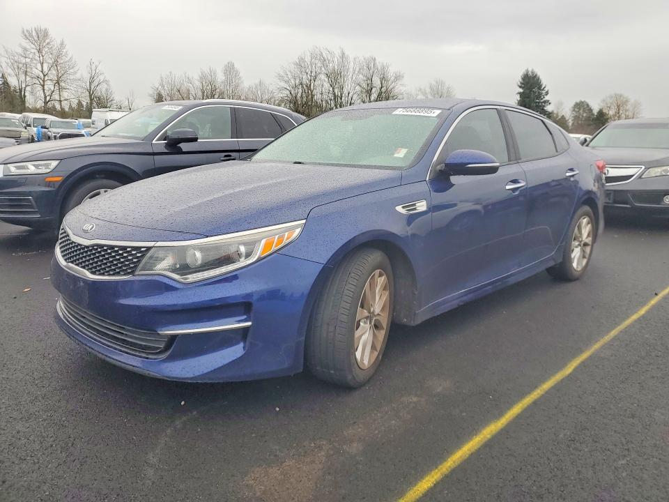 KIA OPTIMA EX 2016 with VIN 5XXGU4L32GG031713 - Photo from auction