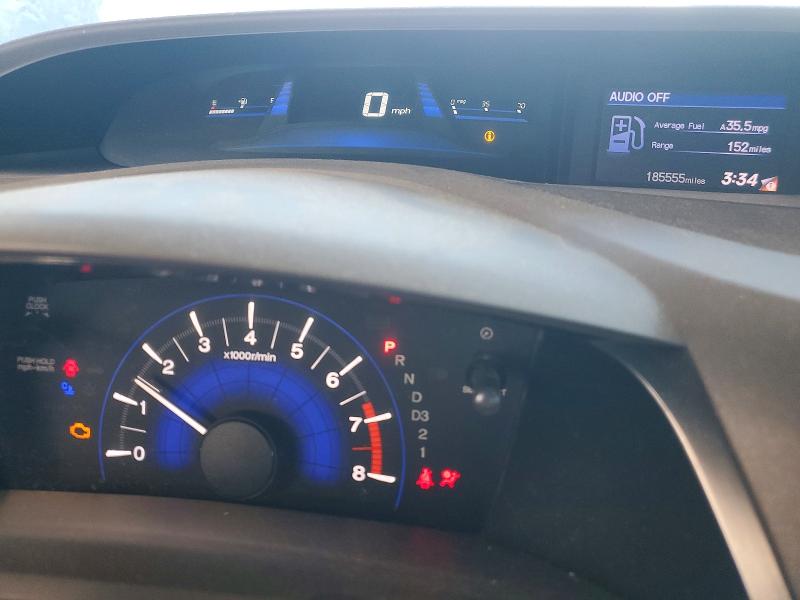 Photo 9 from auction – 2012 HONDA CIVIC LX with VIN 19XFB2F51CE330776
