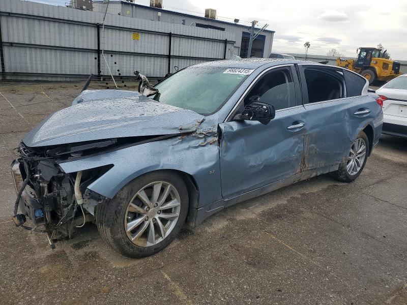INFINITI Q50 BASE 2015 with VIN JN1BV7AR4FM408425 - Photo from auction