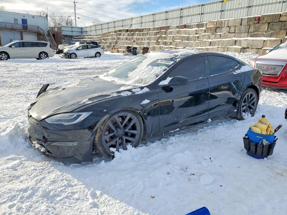 TESLA MODEL S 2021 with VIN 5YJSA1E68MF441519 - Photo from auction