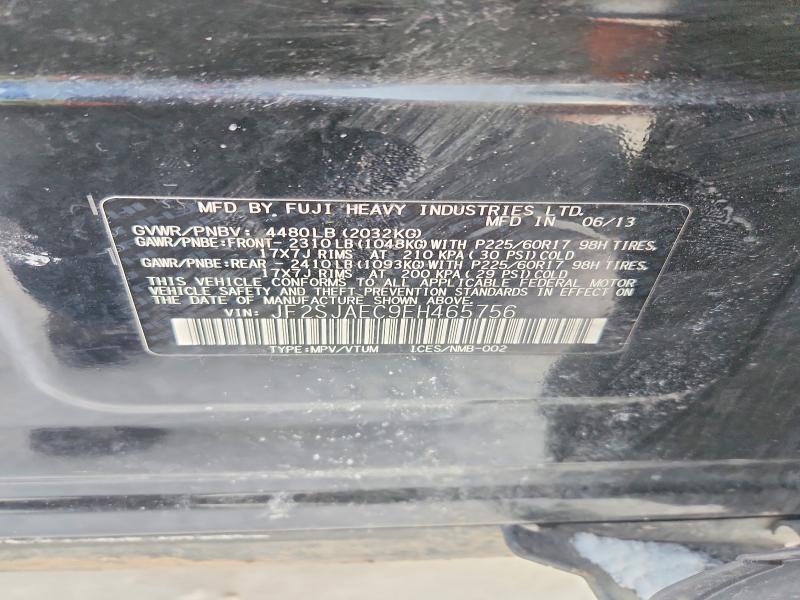 Photo 14 from auction – 2014 SUBARU FORESTER with VIN JF2SJAEC9EH465756
