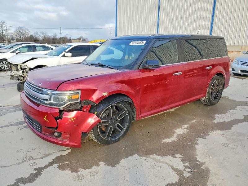 FORD FLEX 2014 with VIN 2FMHK6DT9EBD24568 - Photo from auction