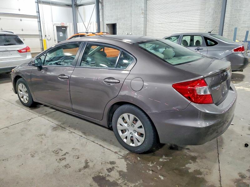 Photo 2 from auction – 2012 HONDA CIVIC LX with VIN 19XFB2F52CE025996