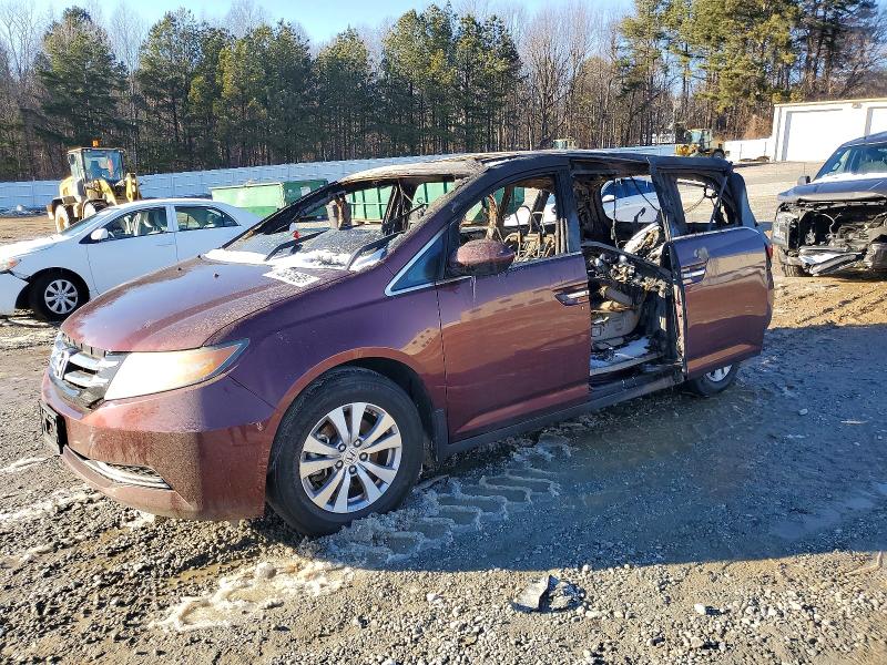 HONDA ODYSSEY 2016 with VIN 5FNRL5H64GB065224 - Photo from auction