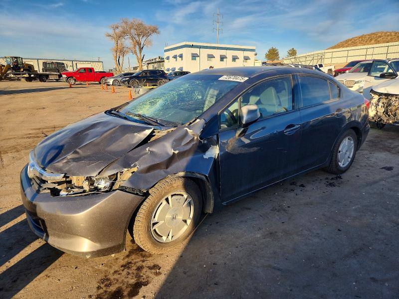 HONDA CIVIC HF 2012 with VIN 2HGFB2F62CH321082 - Photo from auction