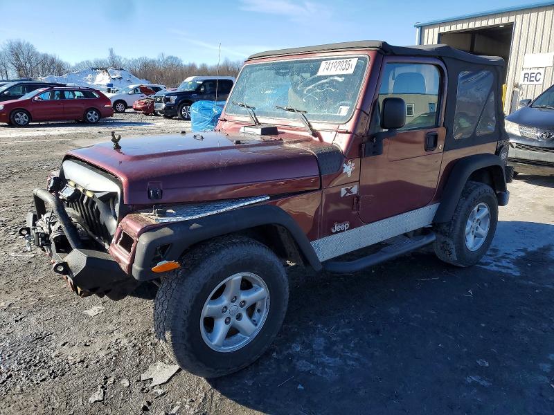 JEEP WRANGLER X 2004 with VIN 1J4FA39S34P723328 - Photo from auction
