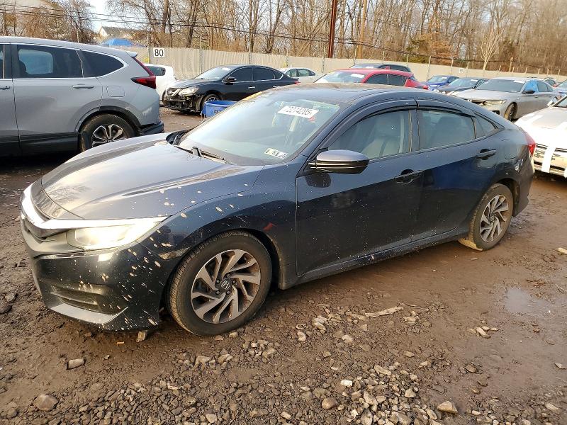 HONDA CIVIC EX 2017 with VIN 19XFC2F73HE225470 - Photo from auction