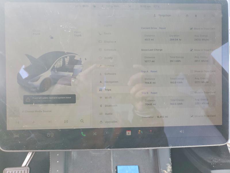 Photo 9 from auction – 2024 TESLA MODEL Y with VIN 7SAYGDED0RF177408