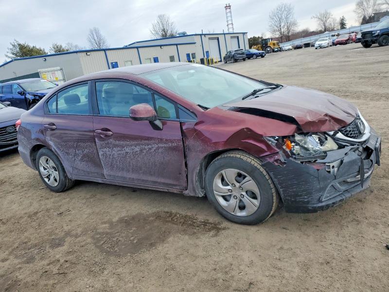 Photo 4 from auction – 2013 HONDA CIVIC LX with VIN 19XFB2F56DE203488