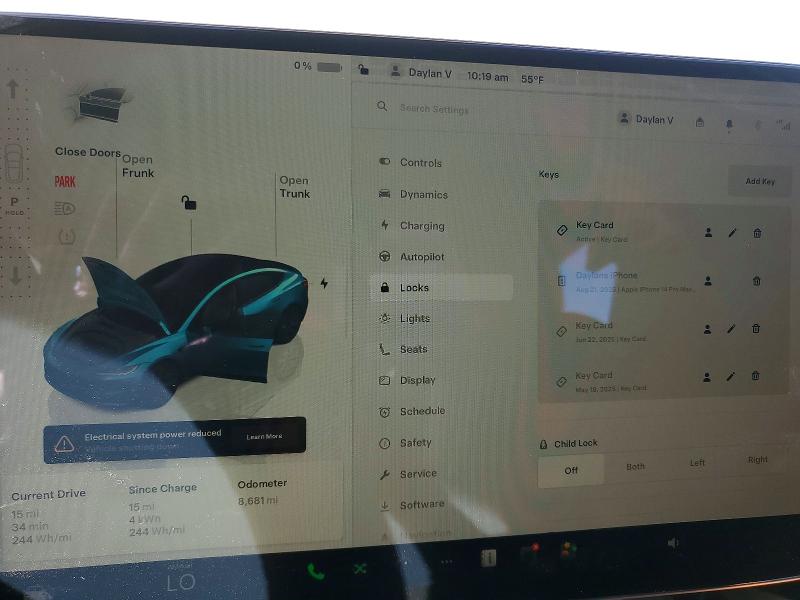 Photo 9 from auction – 2024 TESLA MODEL 3 with VIN 5YJ3E1EB5RF800161