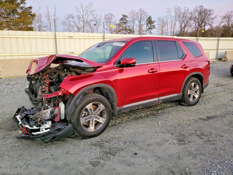 HONDA PILOT EXL 2025 with VIN 5FNYG2H41SB014947 - Photo from auction