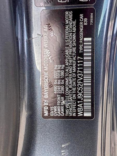 Zdjęcie 10 z aukcji – 2015 BMW M235XI z VIN WBA1J9C52FV371117