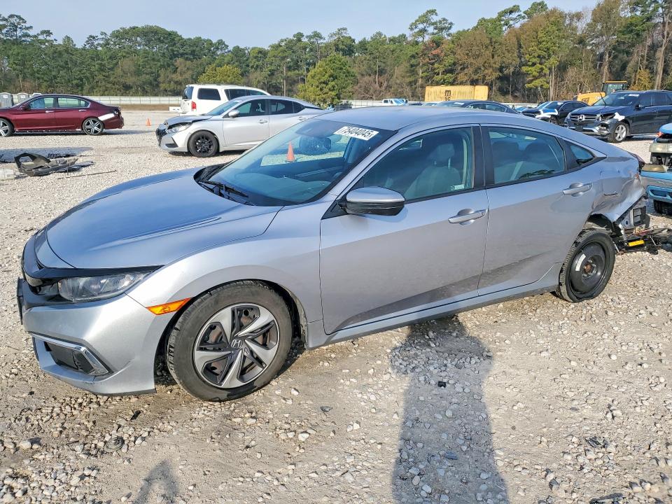 HONDA CIVIC 2019 with VIN 19XFC2F69KE047420 - Photo from auction