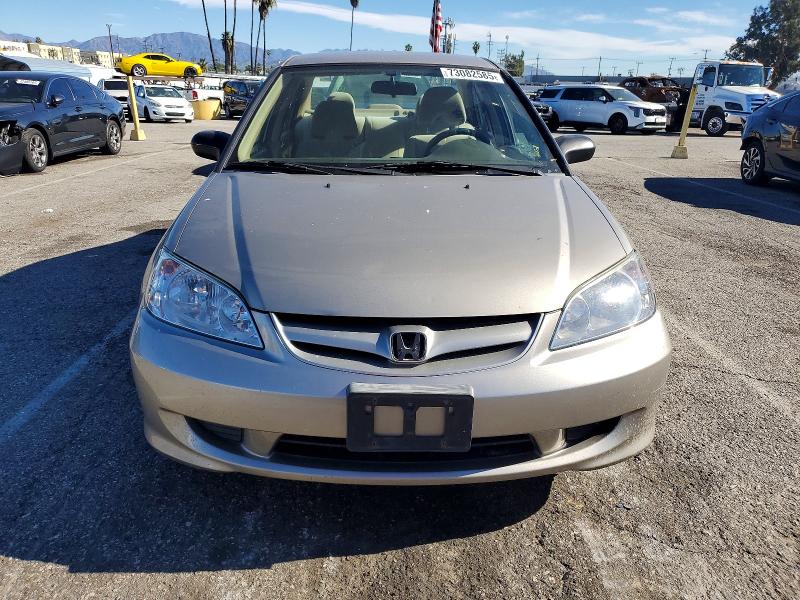 Photo 5 from auction – 2005 HONDA CIVIC with VIN 2HGES16505H608131