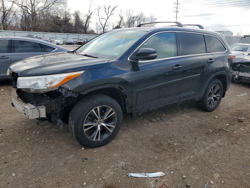 TOYOTA HIGHLANDER 2016 with VIN 5TDJKRFH2GS322534 - Photo from auction