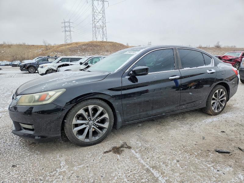 HONDA ACCORD 2014 with VIN 1HGCR2F55EA038683 - Photo from auction