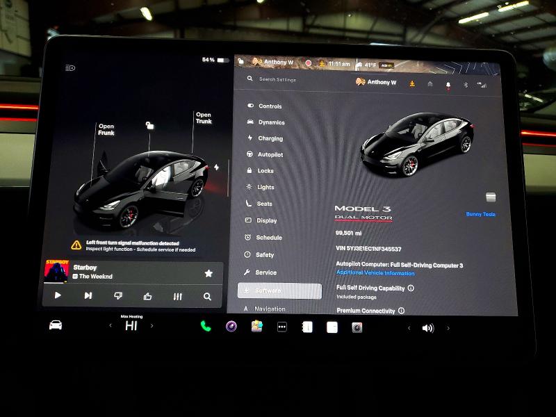 Photo 9 from auction – 2022 TESLA MODEL 3 with VIN 5YJ3E1EC1NF345537