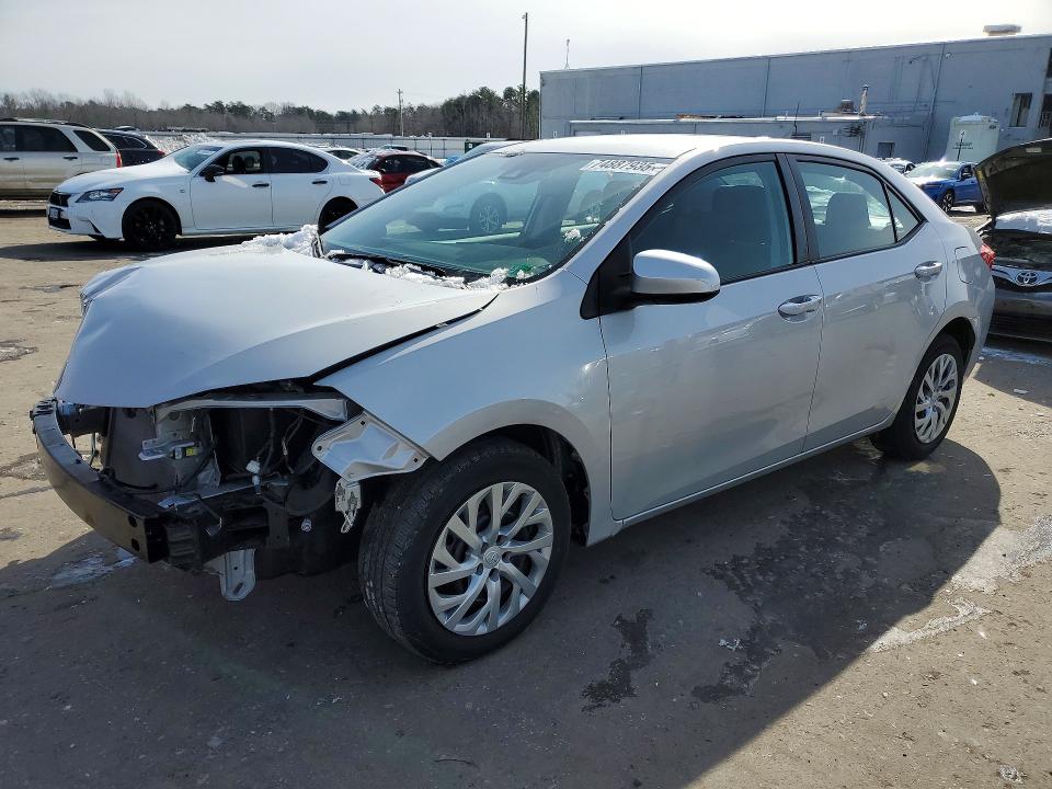 TOYOTA COROLLA L 2019 with VIN 2T1BURHE1KC245397 - Photo from auction