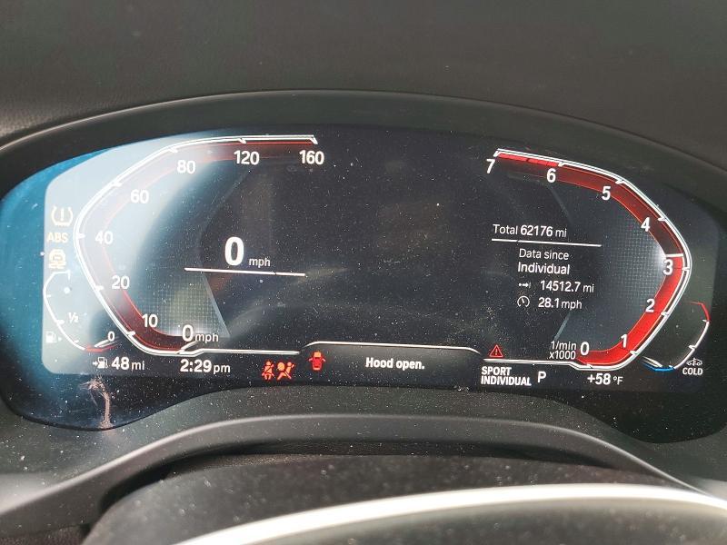 Photo 9 from auction – 2022 BMW X3 with VIN 5UX43DP01N9L94843