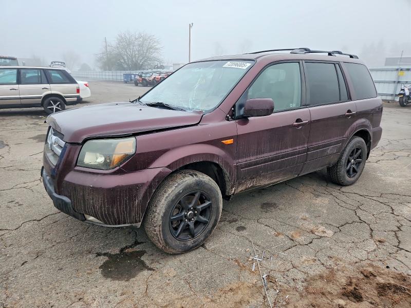HONDA PILOT 2008 with VIN 5FNYF286X8B011333 - Photo from auction