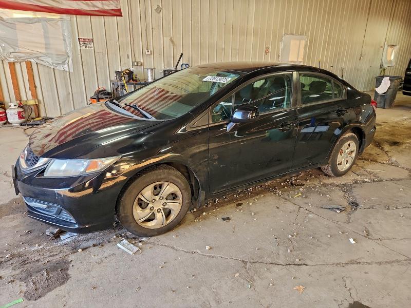Photo 1 from auction – 2013 HONDA CIVIC LX with VIN 19XFB2F51DE062734