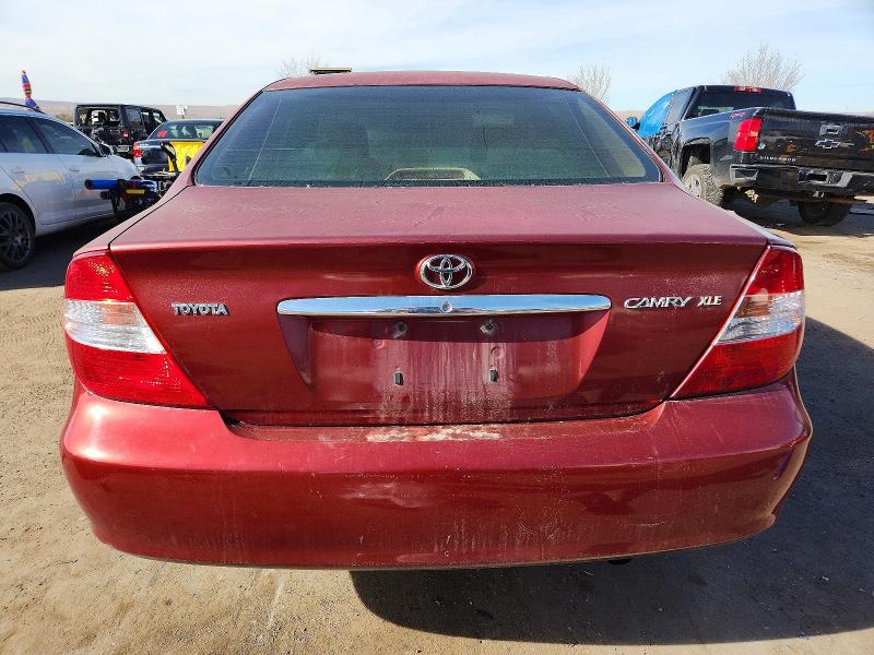 Photo 6 from auction – 2004 TOYOTA CAMRY LE with VIN JTDBE32K840263157