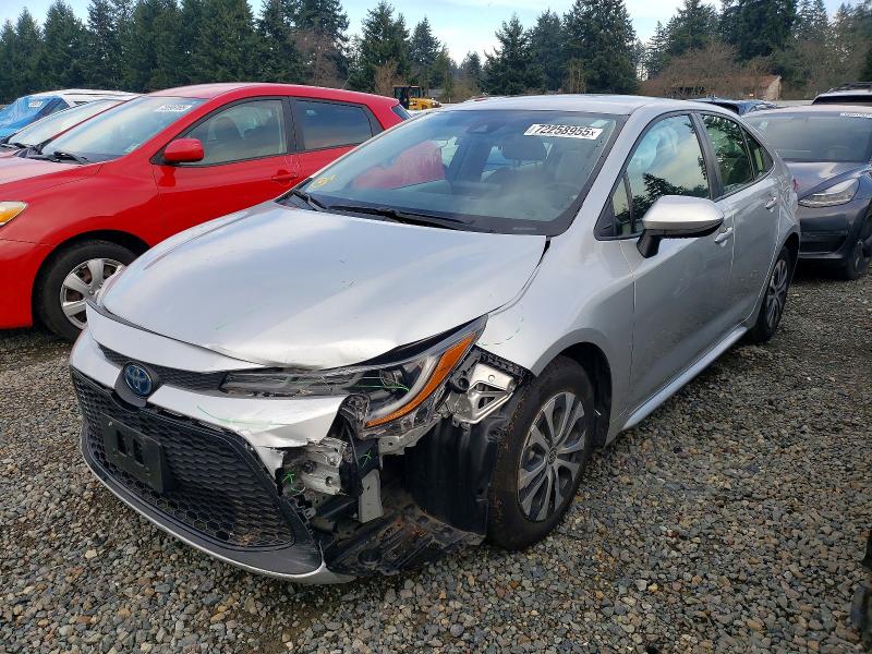 TOYOTA COROLLA LE 2022 with VIN JTDEAMDE5N3004079 - Photo from auction