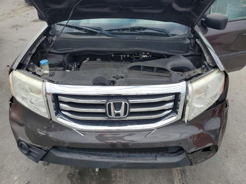 Photo 12 from auction – 2013 HONDA PILOT LX with VIN 5FNYF3H2XDB015864