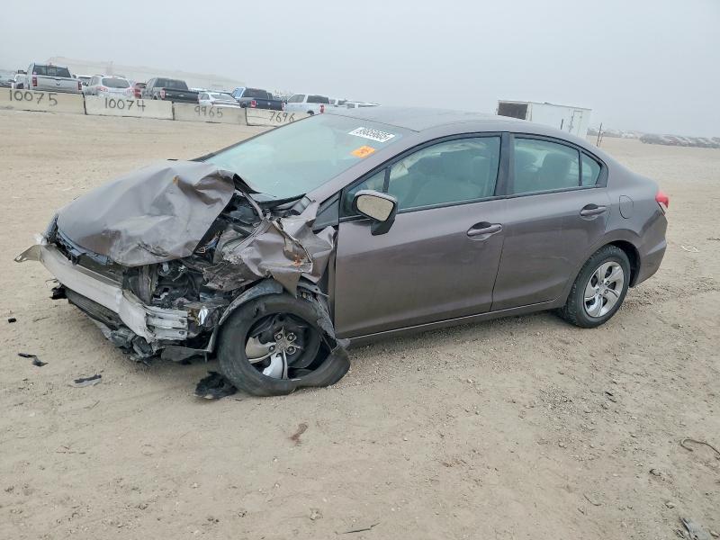 HONDA CIVIC LX 2015 with VIN 19XFB2F55FE239692 - Photo from auction