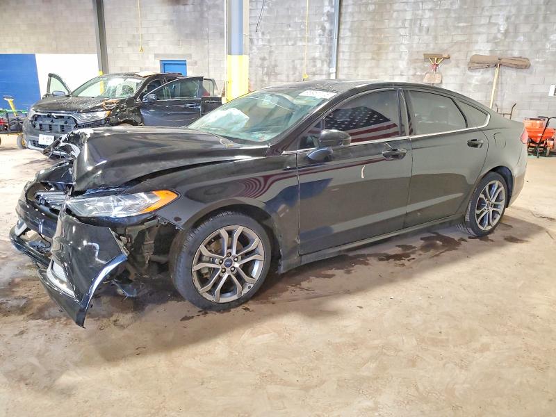 FORD FUSION SE 2017 with VIN 3FA6P0LU1HR315508 - Photo from auction