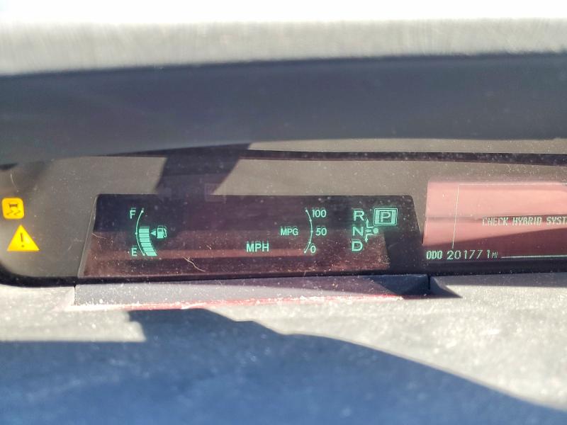 Photo 9 from auction – 2010 TOYOTA PRIUS with VIN JTDKN3DUXA0017155