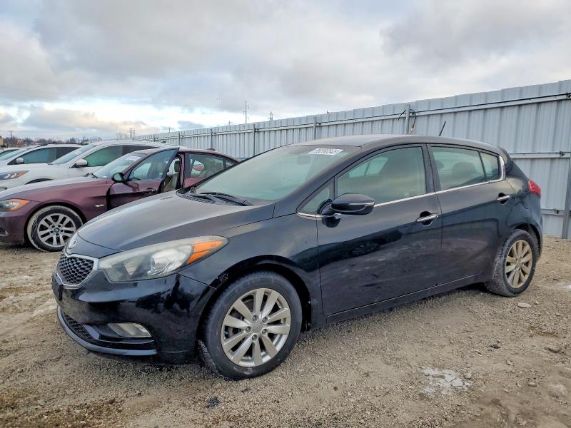 KIA FORTE EX 2014 with VIN KNAFX5A84E5166505 - Photo from auction
