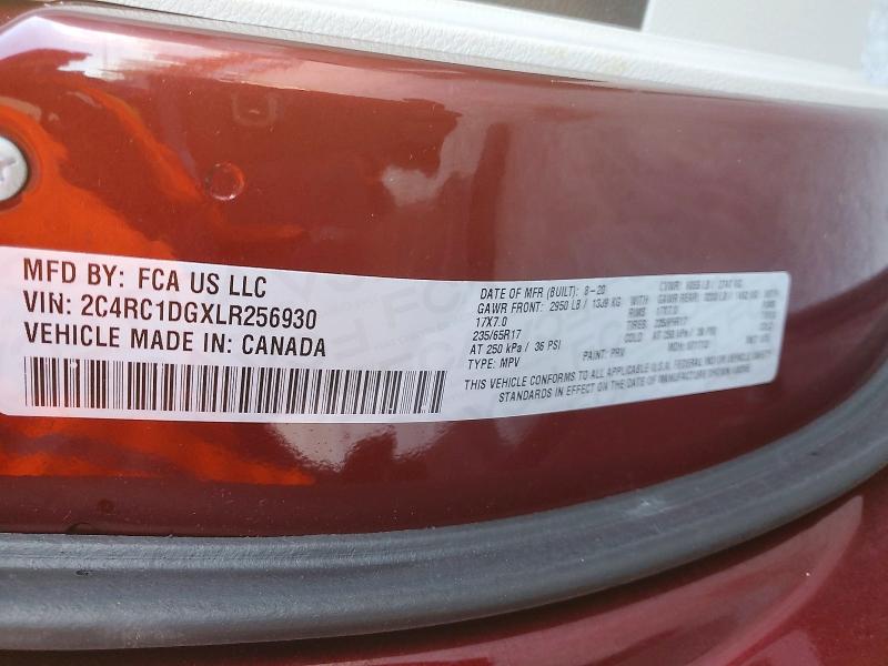 Photo 14 from auction – 2020 CHRYSLER VOYAGER LX with VIN 2C4RC1DGXLR256930