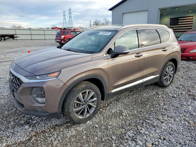 HYUNDAI SANTA FE 2019 with VIN 5NMS5CAD6KH034881 - Photo from auction