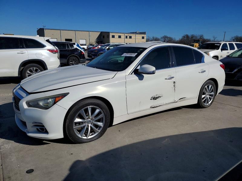 INFINITI Q50 BASE 2015 with VIN JN1BV7APXFM343627 - Photo from auction