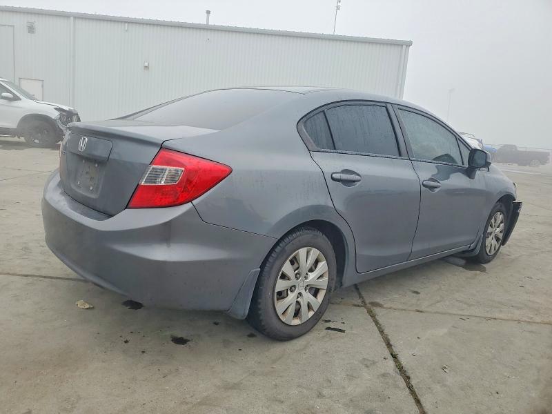 Photo 3 from auction – 2012 HONDA CIVIC LX with VIN 19XFB2F57CE376192