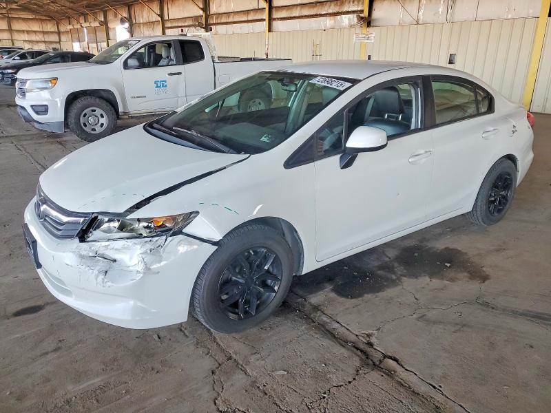 HONDA CIVIC LX 2012 with VIN 19XFB2F54CE108250 - Photo from auction